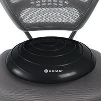 Balance Disc black on chair