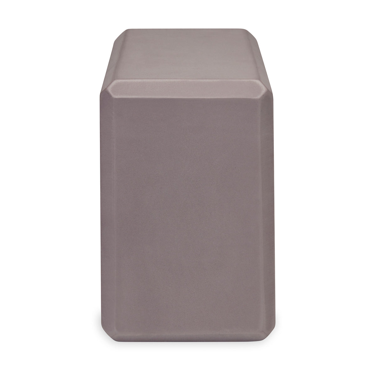 Gaiam Yoga Essentials Block Dusty Purple side