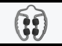 Dual-Sided Leg Massager massaging both sides of leg at same time